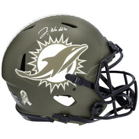 JAYLEN WADDLE Autographed Miami Dolphins Dolphins Salute To Service Authentic Helmet FANATICS