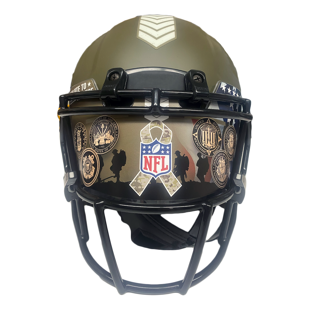 JOE MONTANA Autographed 49ers STS Military Seals Authentic Speed Helmet FANATICS