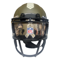 JOE MONTANA Autographed 49ers STS Military Seals Authentic Speed Helmet FANATICS