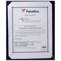 TOM BRADY Autographed Patriots Salute to Service Speed Authentic Helmet FANATICS