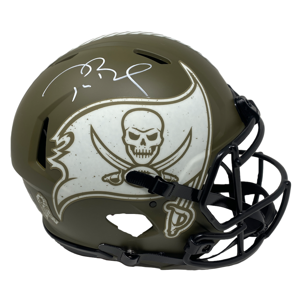 TOM BRADY Autographed Buccaneers STS Speed Authentic Helmet FANATICS