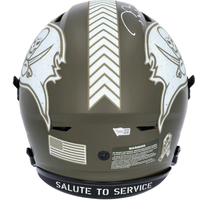 Tom Brady Autographed Buccaneers Salute to Service Speedflex Helmet Fanatics
