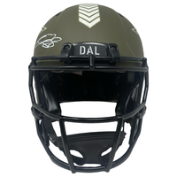 CEEDEE LAMB Autographed Dallas Cowboys STS Authentic Speed Helmet FANATICS