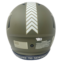 CEEDEE LAMB Autographed Cowboys STS - Army Ed. - Authentic Speed Helmet FANATICS