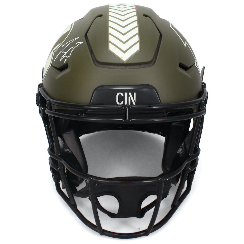 Joe Burrow Autographed Bengals STS Speed Flex Authentic Helmet Fanatics