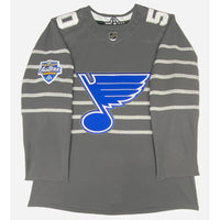 JORDAN BINNINGTON Autographed and Inscribed "1st NHL ASG" St. Louis Blues Authentic Adidas Jersey FANATICS LE