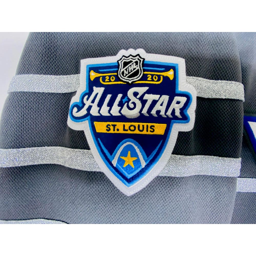 JORDAN BINNINGTON Autographed and Inscribed "1st NHL ASG" St. Louis Blues Authentic Adidas Jersey FANATICS LE