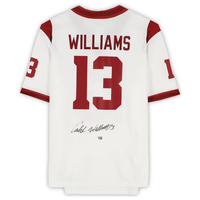 Caleb Williams Autographed USC Trojans Nike White Limited Jersey Fanatics