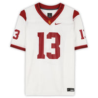 Caleb Williams Autographed USC Trojans Nike White Limited Jersey Fanatics