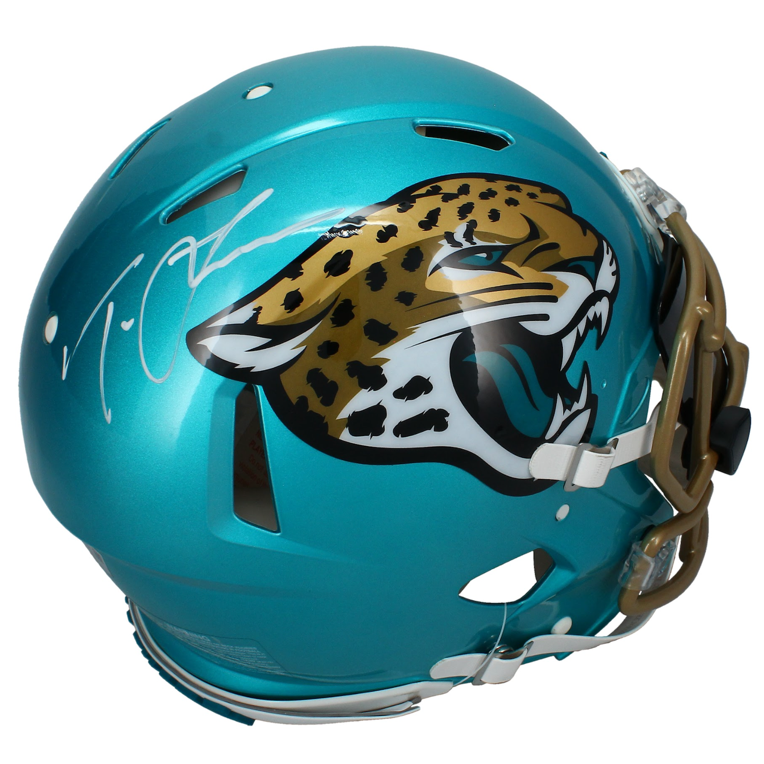 Trevor Lawrence Autographed Jacksonville Jaguars Authentic Flash Helmet w/ Visor Fanatics