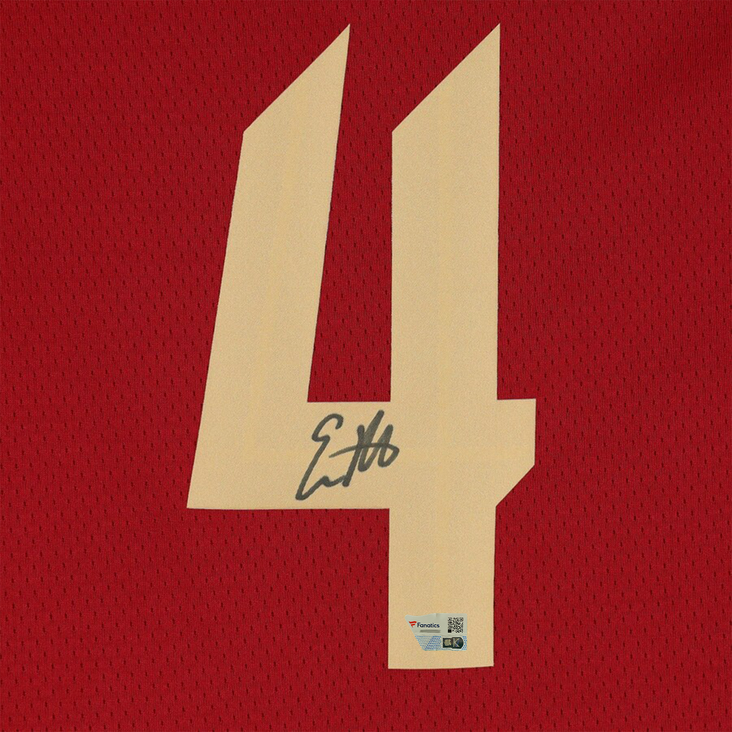 Evan Mobley Autographed Cleveland Cavaliers Nike Red 2022-23 Icon Swingman Jersey Fanatics