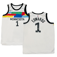 Anthony Edwards Autographed Minnesota Timberwolves Nike Association White Jersey Fanatics