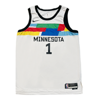 Anthony Edwards Autographed Minnesota Timberwolves Nike Association White Jersey Fanatics