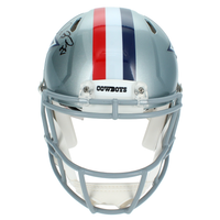 Dez Bryant Autographed Cowboys Throwback Authentic Speed Helmet Beckett