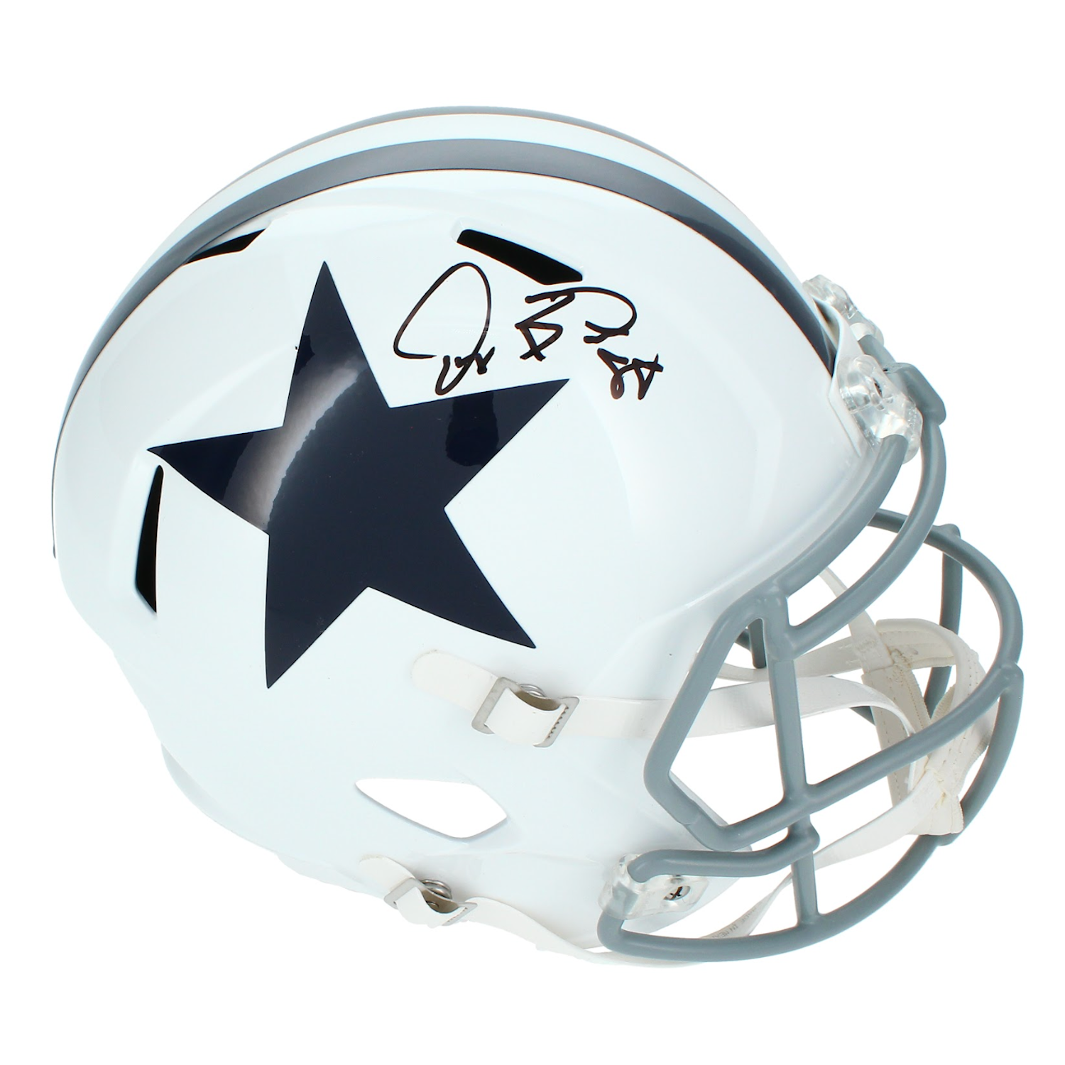 Dez Bryant Autographed Cowboys 1963 Throwback Full Size Speed Helmet Beckett