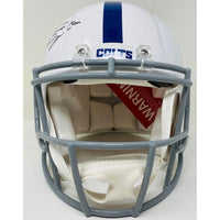PEYTON MANNING Autographed "HOF 21" Colts Authentic Speed Helmet FANATICS