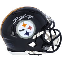 DIONTAE JOHNSON Autographed Pittsburgh Steelers Mini Speed Helmet FANATICS