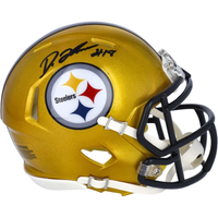 DIONTAE JOHNSON Autographed Pittsburgh Steelers Flash Mini Helmet FANATICS