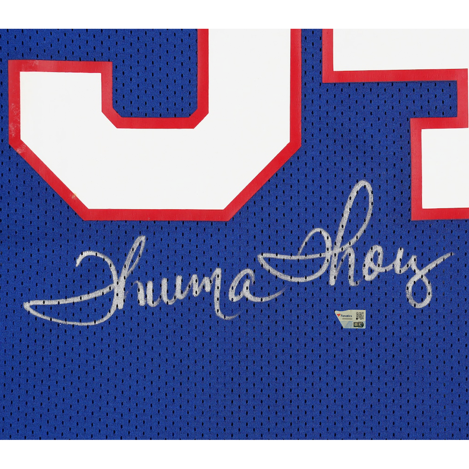 Thurman Thomas Autographed Buffalo Bills M&N Authentic Jersey Fanatics