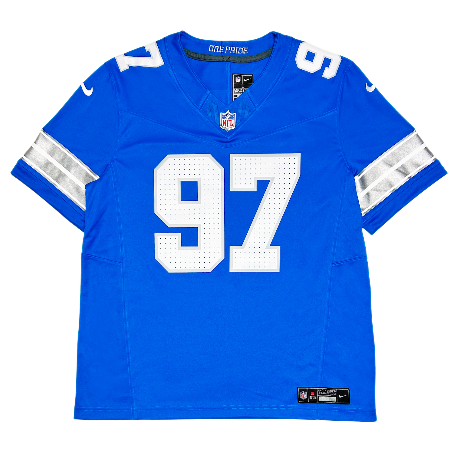 Aidan Hutchinson Autographed Detroit Lions Nike Game Jersey Fanatics