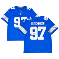Aidan Hutchinson Autographed Detroit Lions Nike Game Jersey Fanatics