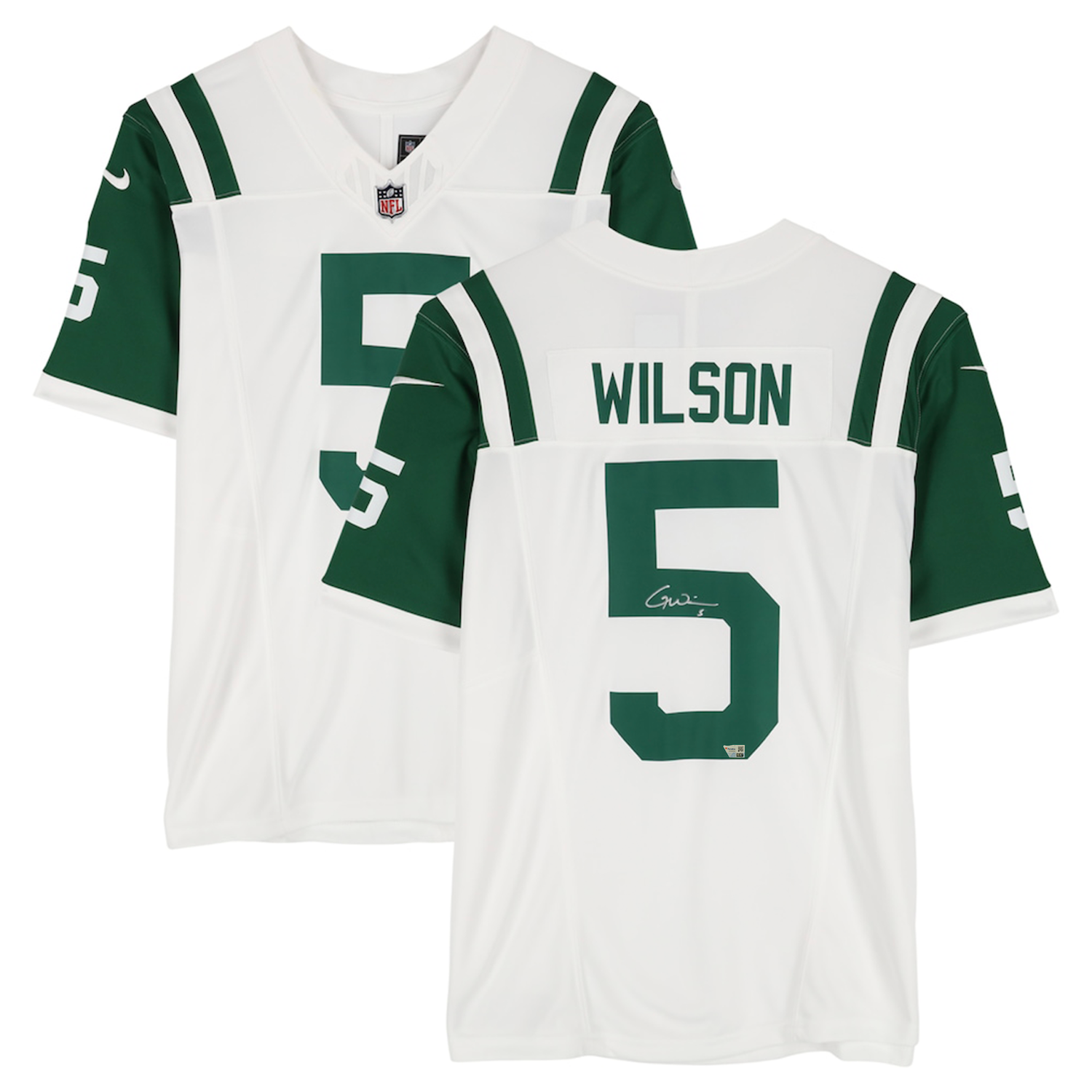 Garrett Wilson Autographed New York Jets Nike Limited Jersey Fanatics