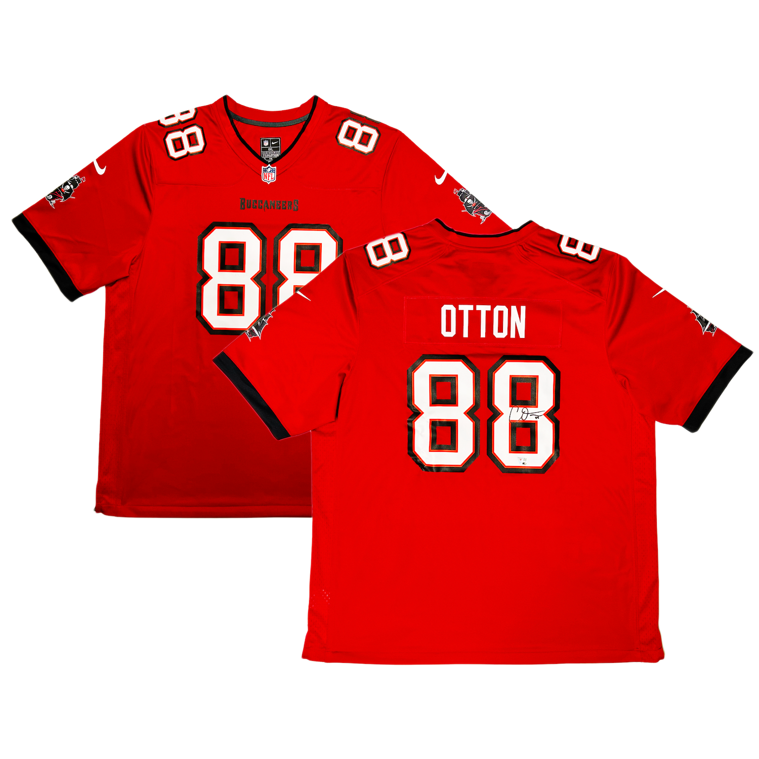 Cade Otton Autographed Tampa Bay Buccaneers Nike Game Jersey Fanatics