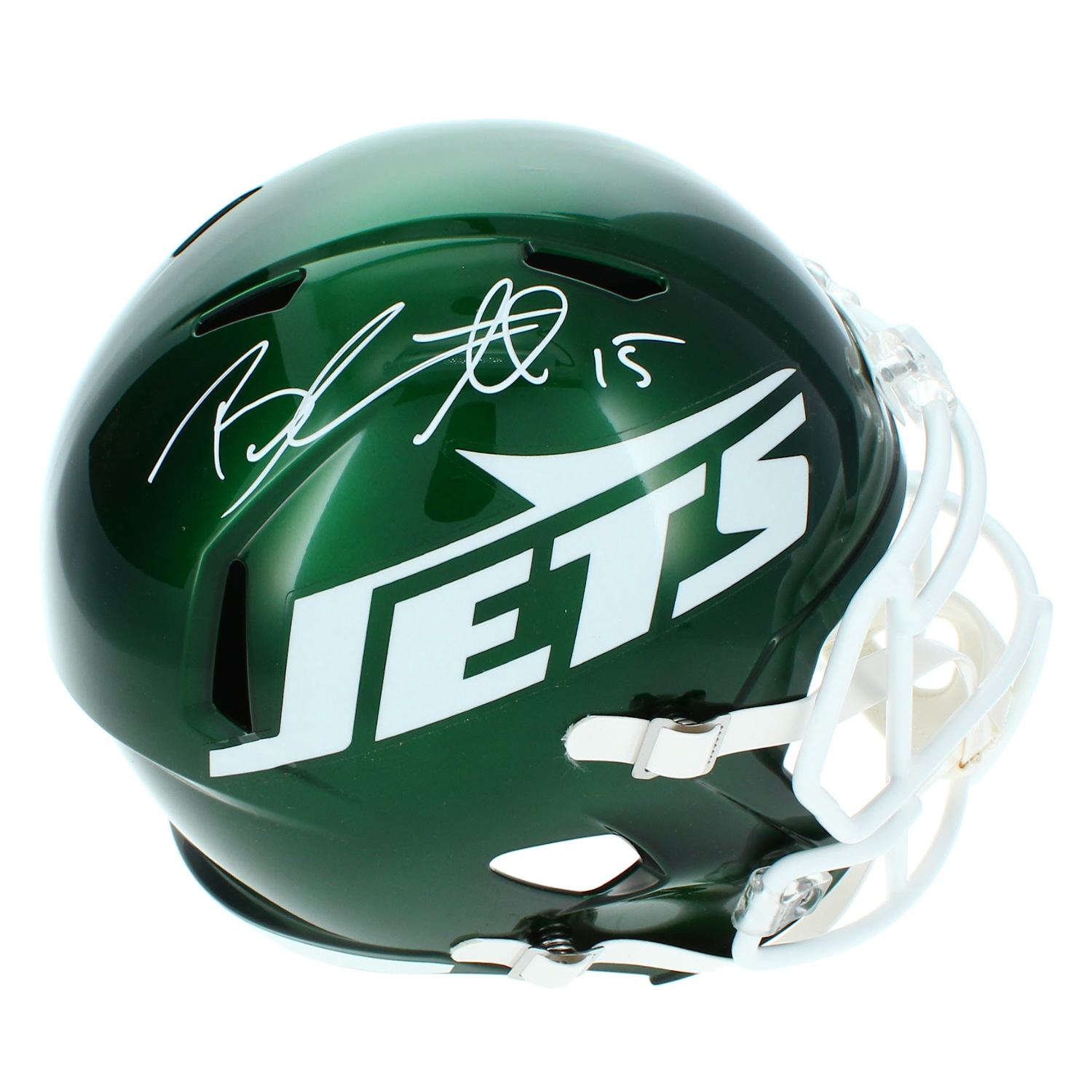 Brandon Marshall Autographed New York Jets Speed Full Size Helmet Beckett