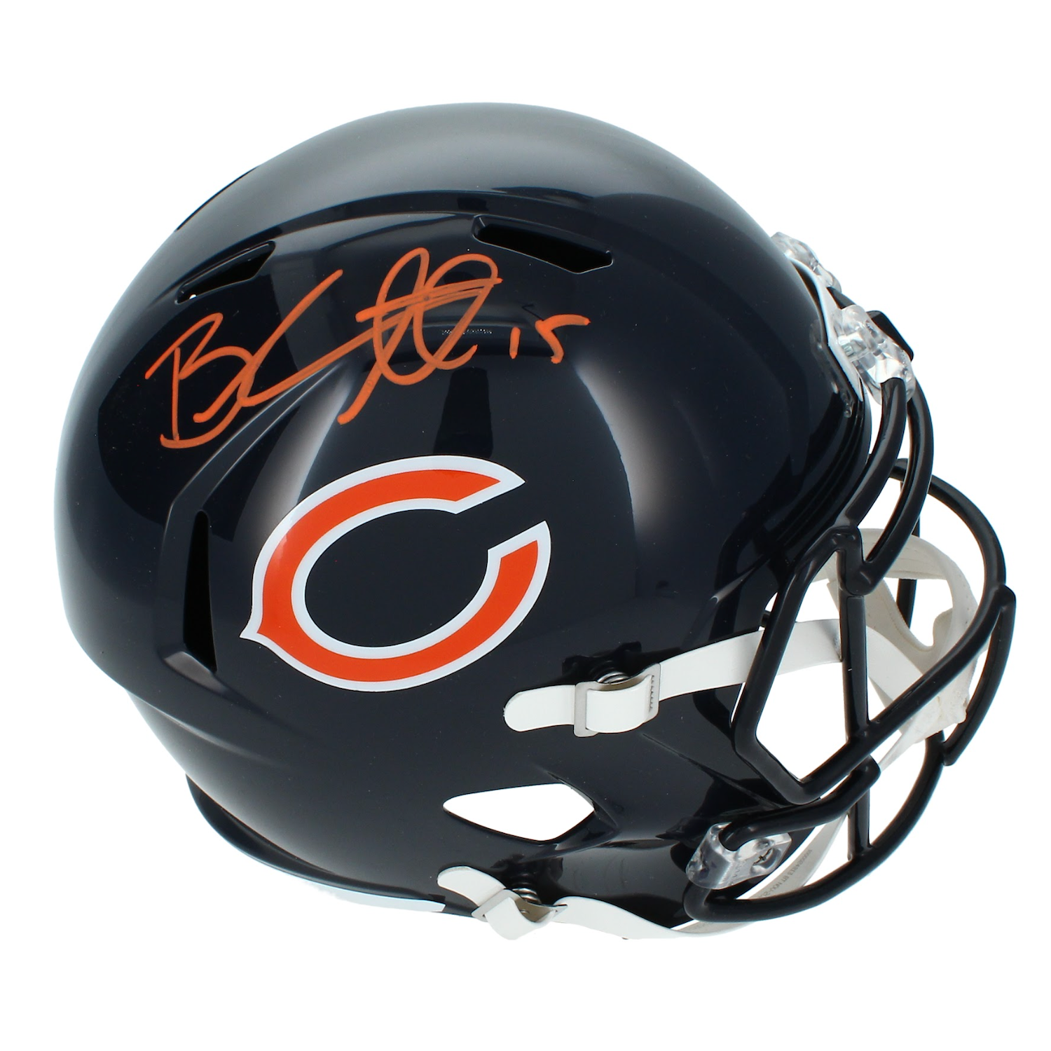 Brandon Marshall Autographed Chicago Bears Full Size Speed Helmet Beckett