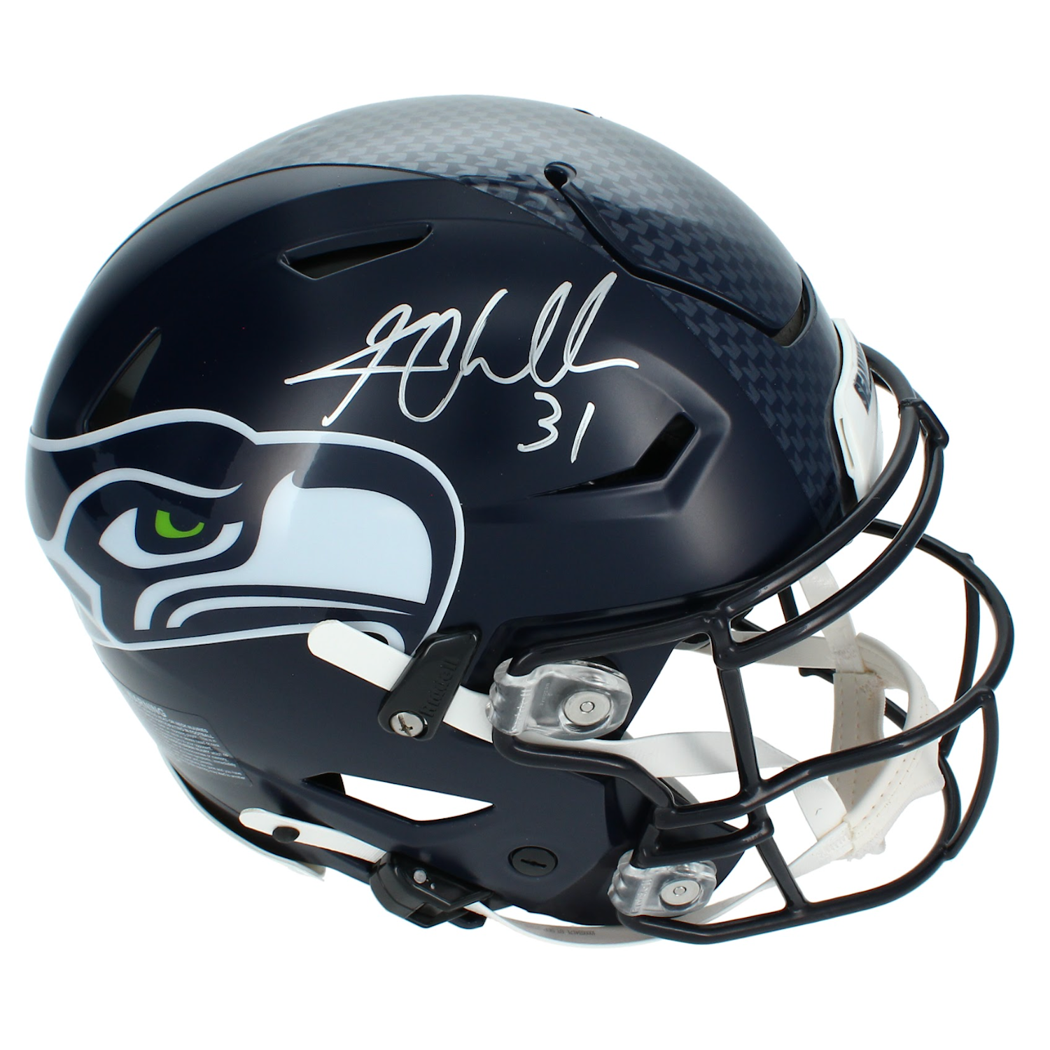Kam Chancellor Autographed Seattle Seahawks Speedflex Authentic Helmet Beckett