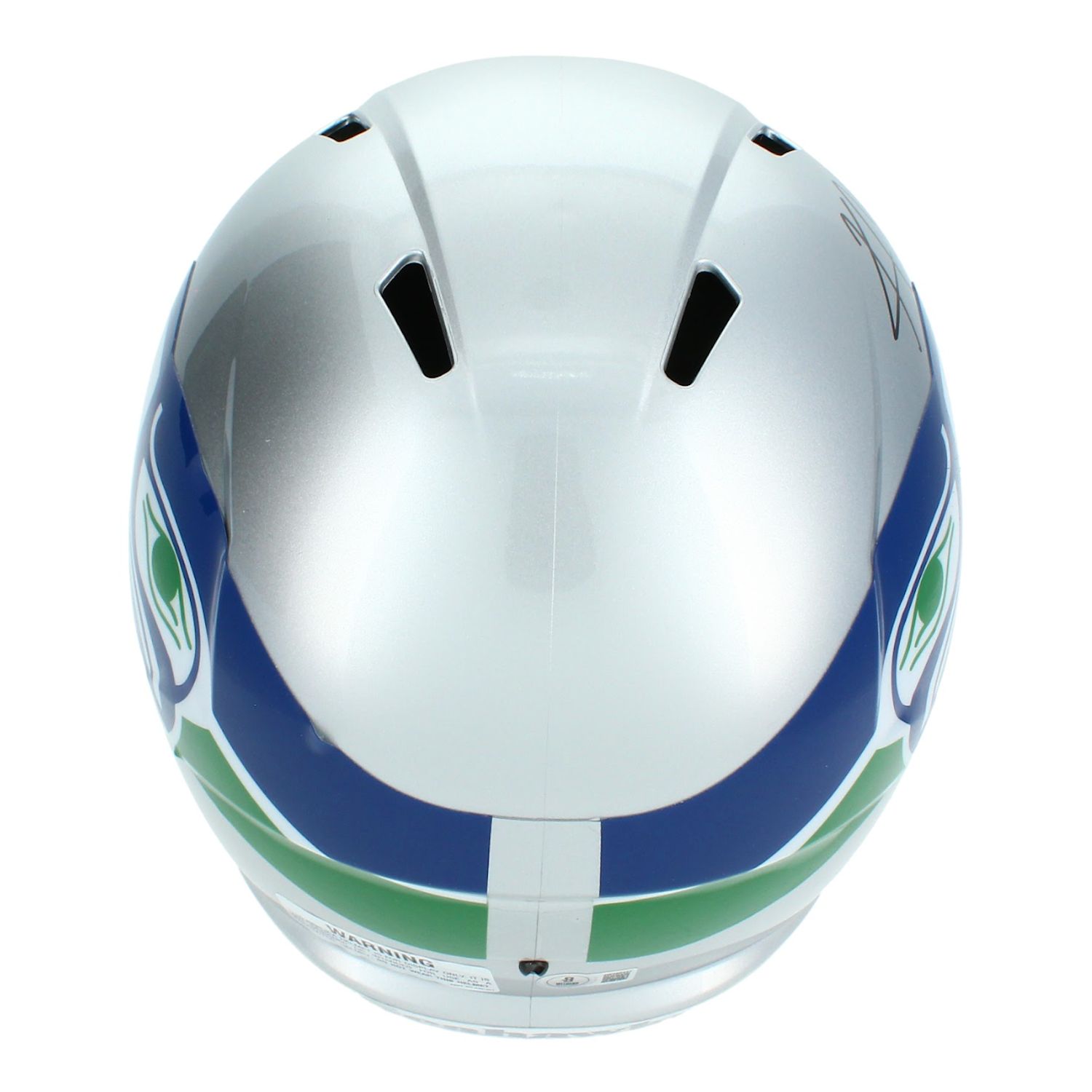 Kam Chancellor Autographed Seahawks Throwback Speed Full Size Helmet Beckett