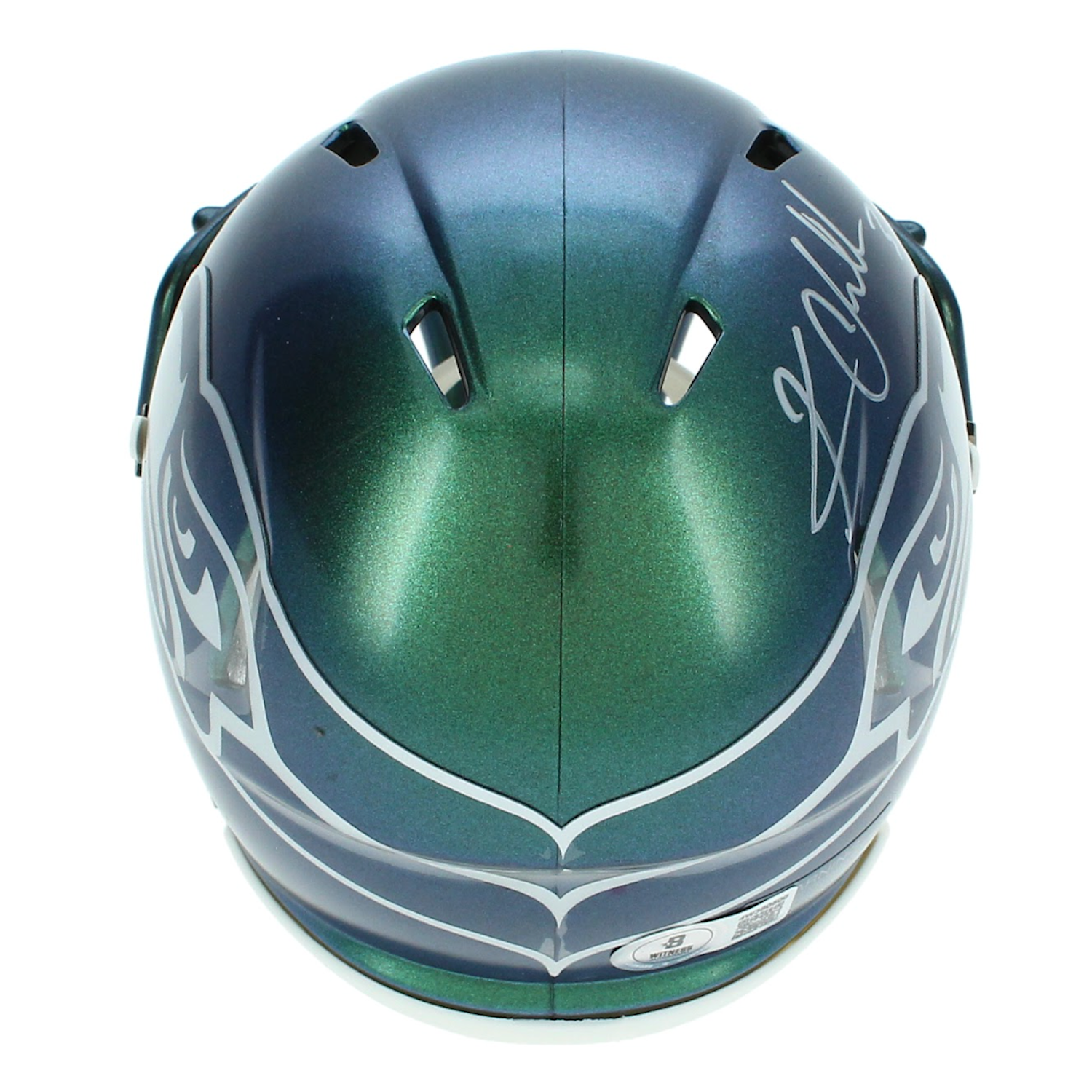 Kam Chancellor Autographed Seattle Seahawks 'Rivalries' Mini Speed Helmet Beckett