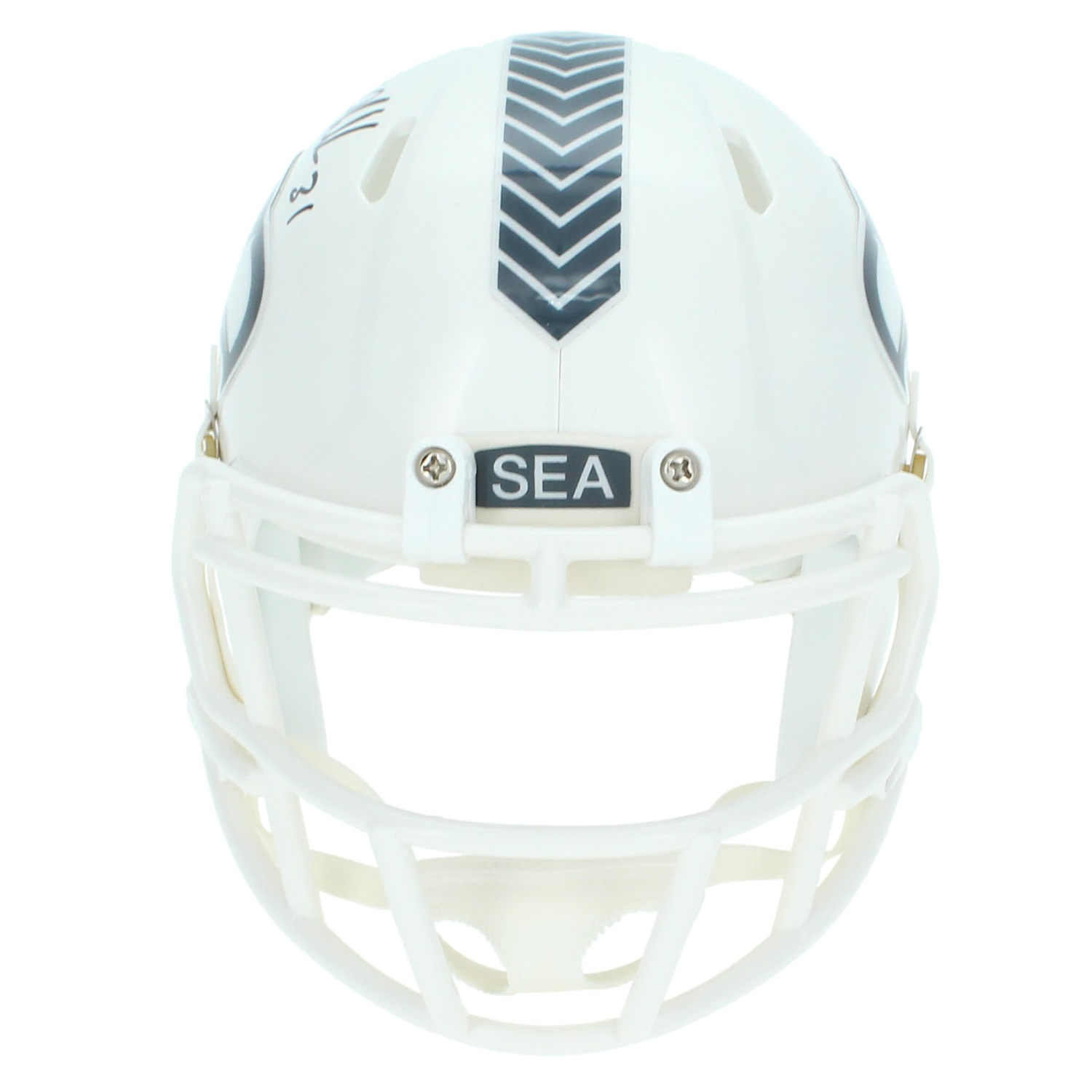 Kam Chancellor Autographed Seattle Seahawks 2024 STS Mini Speed Helmet Beckett