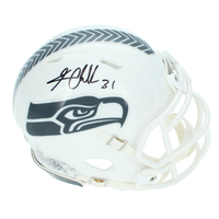 Kam Chancellor Autographed Seattle Seahawks 2024 STS Mini Speed Helmet Beckett