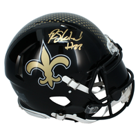 Rashid Shaheed Autographed New Orleans Saints Authentic Helmet w/ 3D Bumbers Beckett