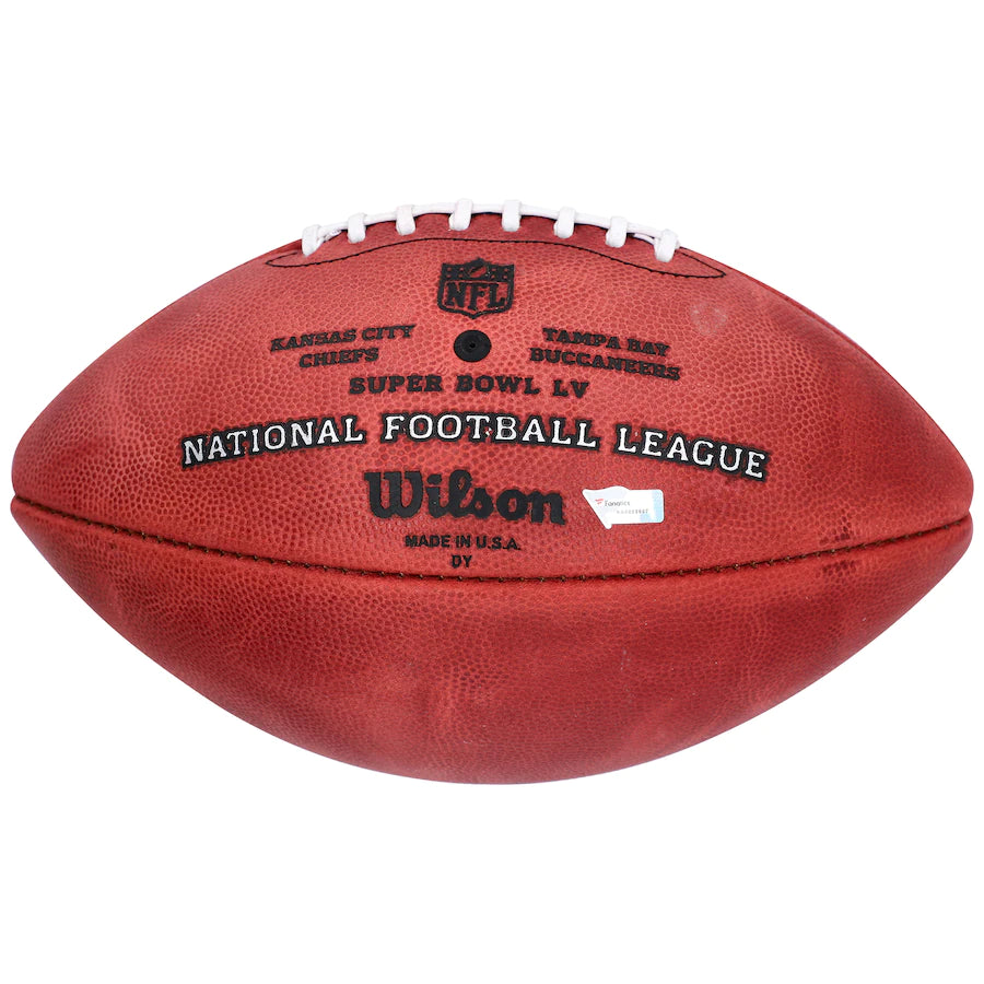 TOM BRADY Tampa Bay Buccaneers Autographed Super Bowl LV Pro Football FANATICS