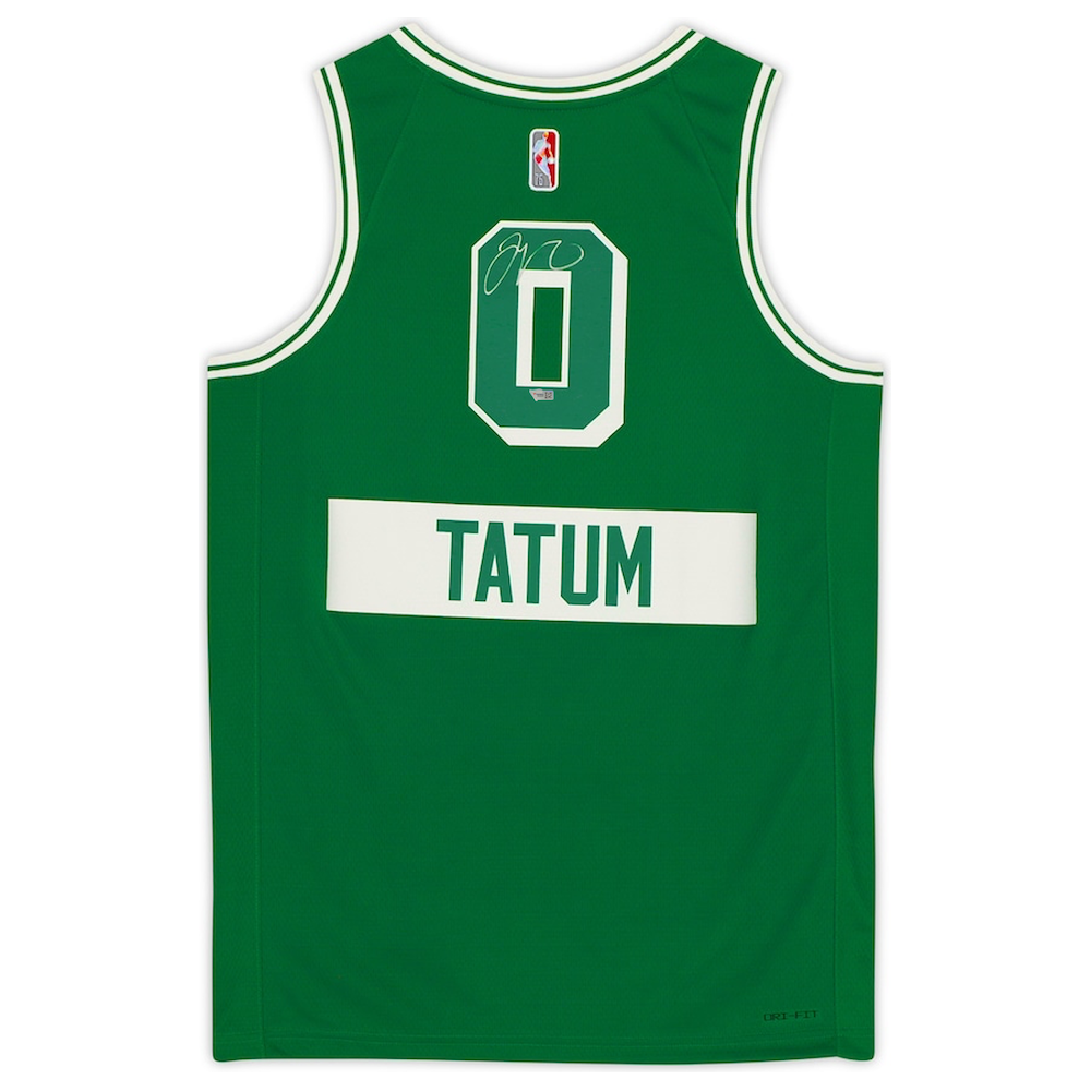 JAYSON TATUM Autographed Boston Celtics Mixtape Swingman Nike Jersey FANATICS