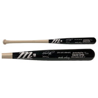 DAVID ORTIZ Autographed "HOF 22, 3x WS Champs" Game Model Bat FANATICS LE 34