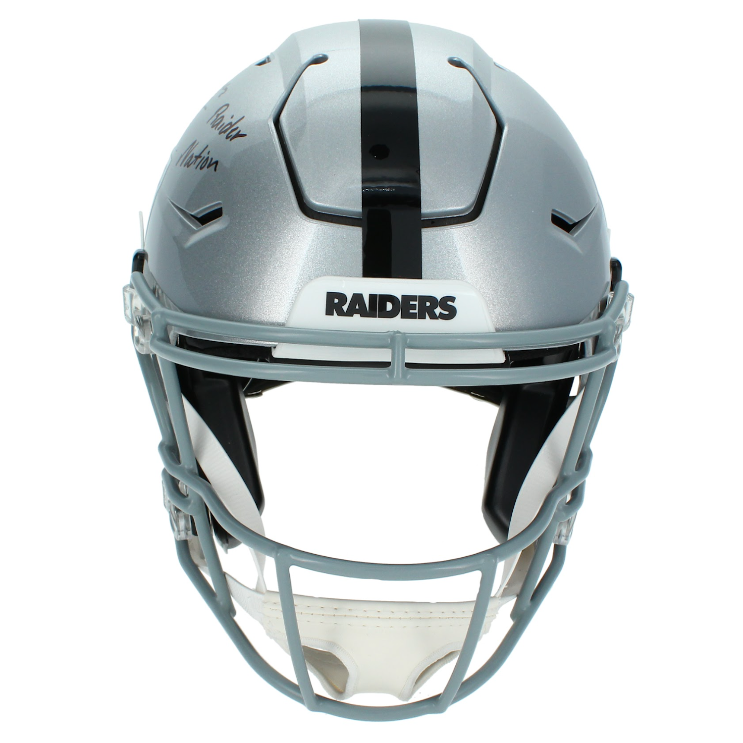Ashton Jeanty Autographed Las Vegas Raiders "Raider Nation" Speedflex Authentic Helmet Beckett