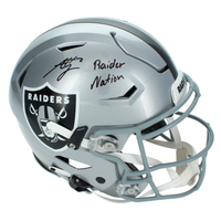 Ashton Jeanty Autographed Las Vegas Raiders "Raider Nation" Speedflex Authentic Helmet Beckett