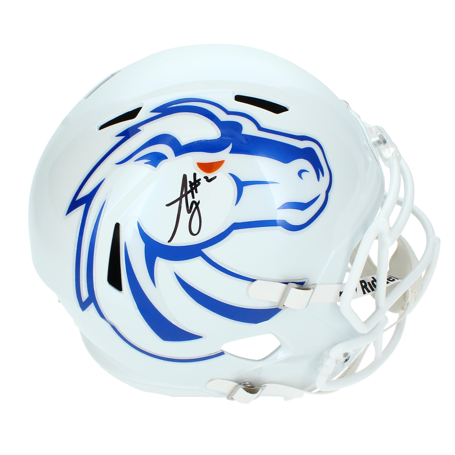 Ashton Jeanty Autographed Boise State Broncos Full Size Speed Helmet Beckett