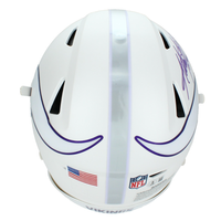 Adrian Peterson Autographed Inscribed Minnesota Vikings Speedflex Authentic Helmet Beckett