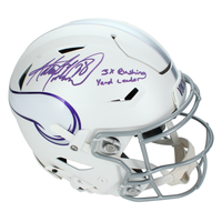 Adrian Peterson Autographed Inscribed Minnesota Vikings Speedflex Authentic Helmet Beckett