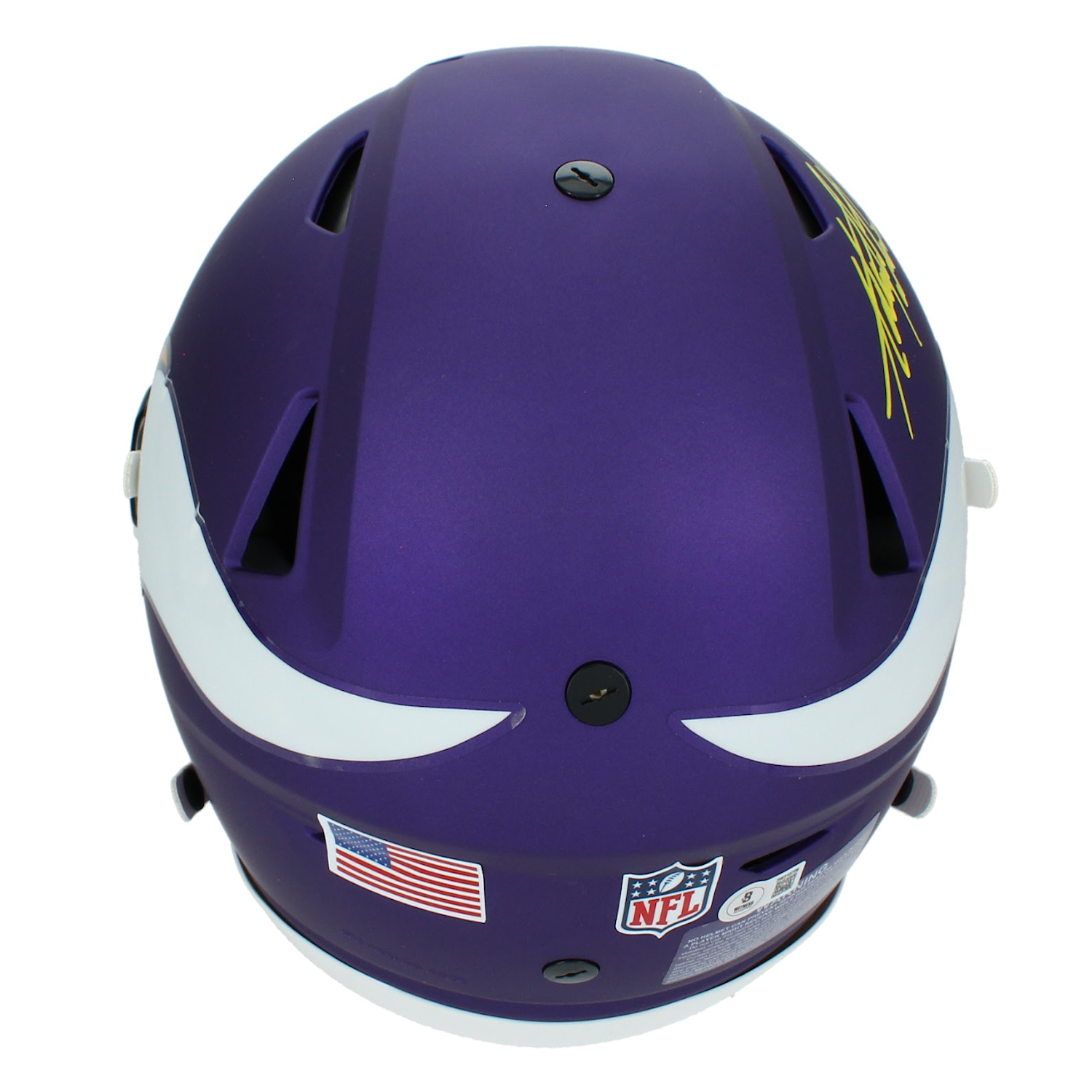 Adrian Peterson Autographed Alternate Minnesota Vikings Speedflex Authentic Helmet Beckett