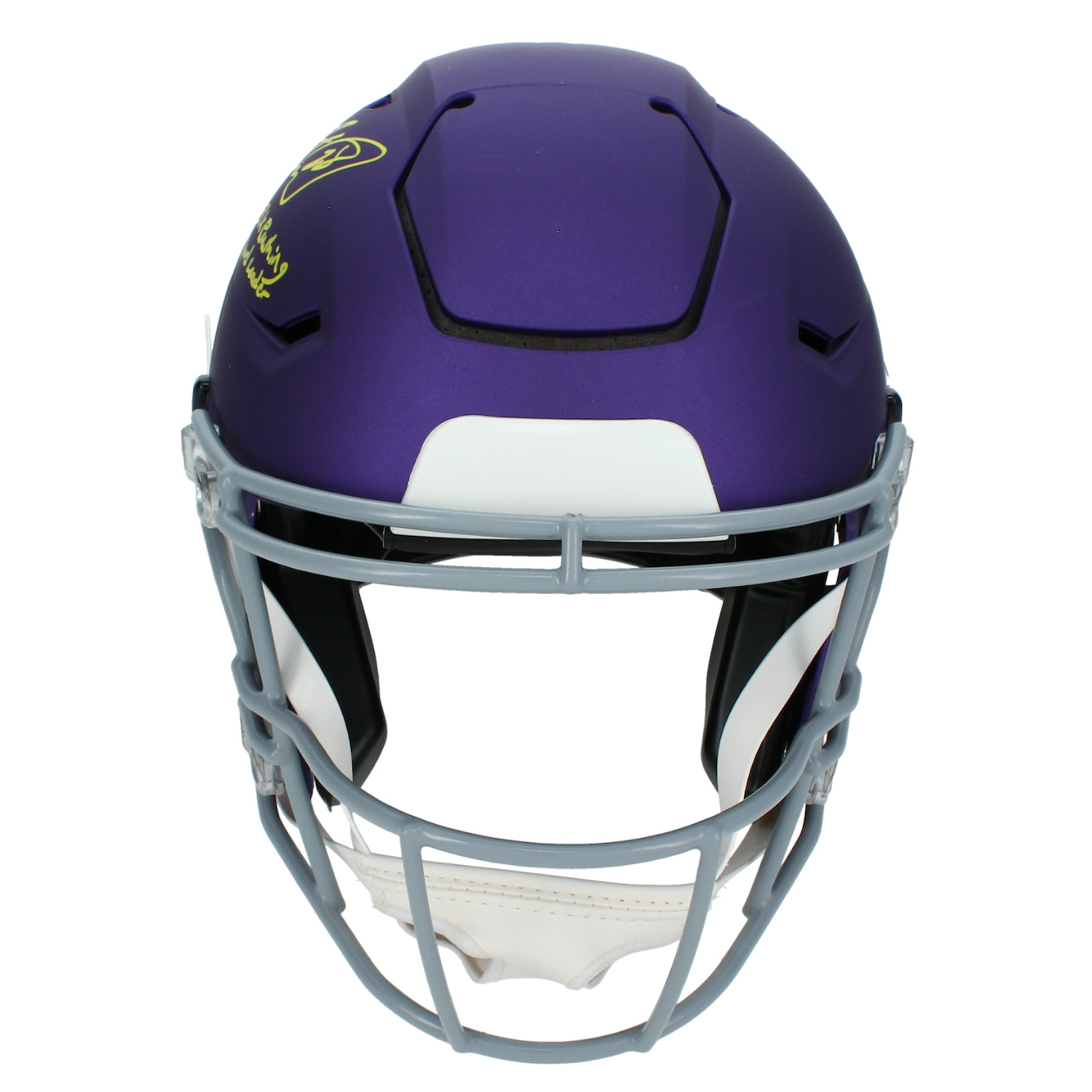 Adrian Peterson Autographed Alternate Minnesota Vikings Speedflex Authentic Helmet Beckett
