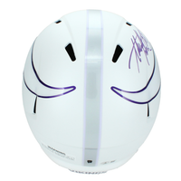 Adrian Peterson Autographed Minnesota Vikings 2024 Alt. Full Size Helmet Beckett