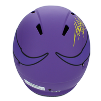Adrian Peterson Autographed Minnesota Vikings 'RAVE' Full Size Helmet Beckett
