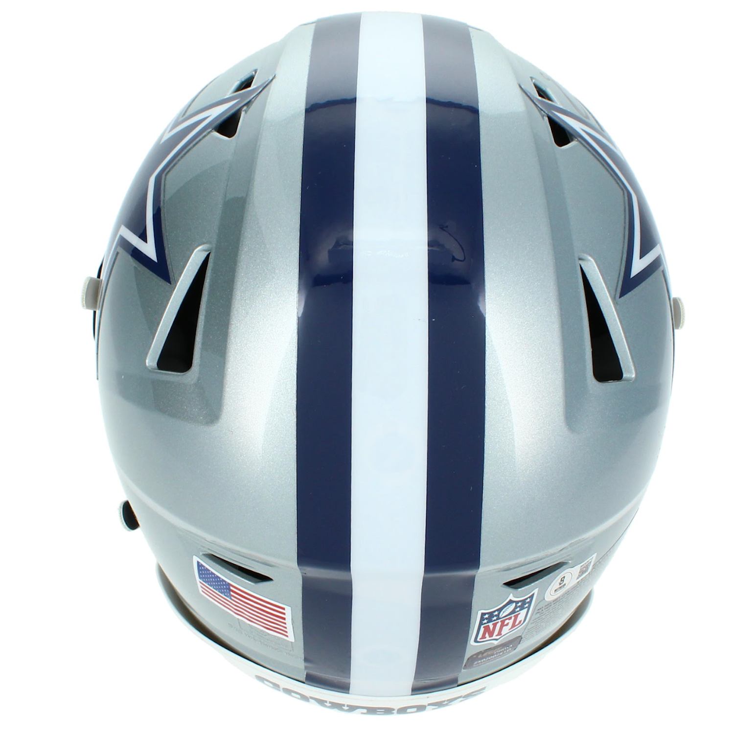 Emmitt Smith Autographed Dual Inscribed Dallas Cowboys SpeedFlex Helmet Beckett