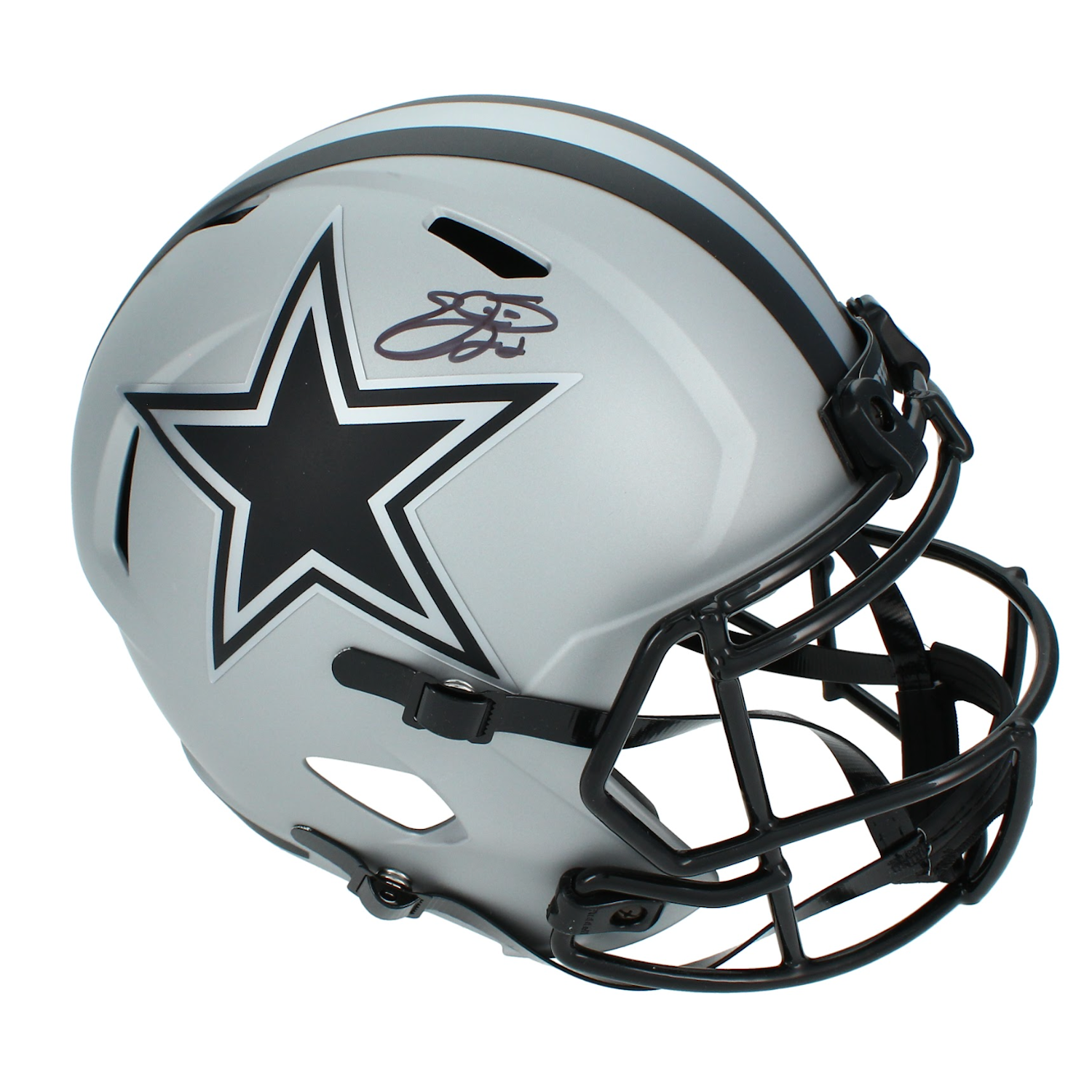 Emmitt Smith Autographed Dallas Cowboys Full Size 'RAVE' Helmet Beckett