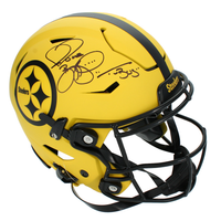 Jerome Bettis Autographed "The Bus" Pittsburgh Steelers 'RAVE' SpeedFlex Helmet Beckett